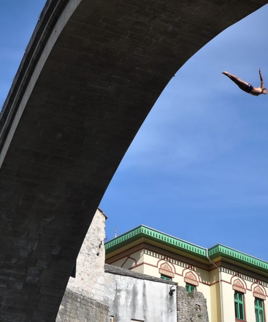 Flying.
